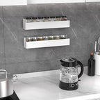 PMMASTO Adhesive Acrylic Spice Rack Organizer - Image 4