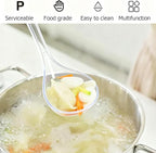 Large Plastic Serving Spoons, Disposable Heavy Duty Serving Spoons, Long Handle - Image 5