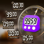 12 Pack Digital Kitchen Timer Small Classroom Timers - Image 7