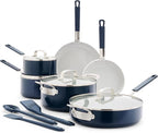 GreenPan x Bobby Flay 13 Piece Nonstick Cookware Pots and Pans Set, PFAS-Free by GreenPan