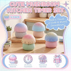 Amylove 4 Pieces Cute Kitchen Timer Animal Mechanical Manual 60 Minutes Loud - Image 5