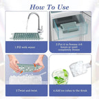Mini Ice Cube Tray for Freezer: GGUW Nugget Ice Cube Tray - Image 5