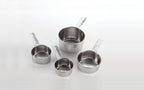 American Metalcraft MCL4 Flat-Handled Stainless Steel Measuring Cup Set - Image 2