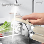 Safring Can Opener Manual, Handheld Strong Heavy Duty Stainless Steel Can Opener - Image 6