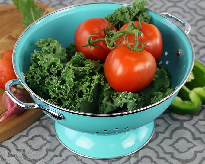 Calypso Basics by Reston Lloyd Powder Coated Enameled Colander, 5 Quart - Image 2