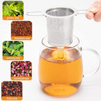 Tea Infuser, Evmliy Stainless Steel Tea Strainer Sitting in Mugs, Tea Infusers - Image 5