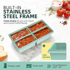 Silicone Freezer Trays with Lids - Image 5