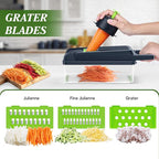 HomeHacks Vegetable Chopper Vegetable Cutter, 15 in 1 Kitchen Gadget, Onion - Image 3