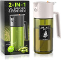2-IN-1 500ml/17oz Light-Blocking Dark Oil Sprayer by Gelibo