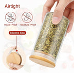 BGraceyy Spice Jars with Labels, Minimalist Stackable Airtight Spice Containers - Image 4