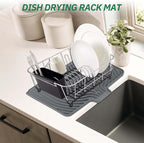 GUUKIN Dish Drying Mat, 17.7" x 11.8 " Drying Matt Kitchen Counter, Dish Drying - Image 5