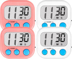 Timer for Kids Teachers Digital Kitchen Timers for Cooking Large Magnetic by AOUCE