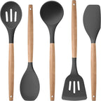 Herogo 5-Piece Cooking Utensils Set, Silicone Kitchen Utensils Set by Herogo