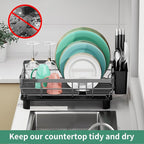 MOUKABAL Dish Drying Rack, Dish Rack, Stainless Steel Dish Racks - Image 6
