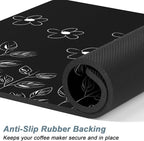 Rnivvi Coffee Mat, Hide Stain Rubber Backed Absorbent Dish Drying Pad - Image 4