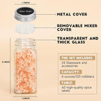 DIDITIME Spice Rack Organizer – 24 Glass Jars, 60 Labels & Marker, Space-Saving - Image 3