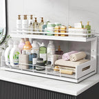 Under Sink Organizer Upgrade To Professional Rails, 2-Tier Dual Pull Out - Image 8