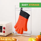 GEEKHOM BBQ Gloves Heat Resistant Oven Mitts - Image 7