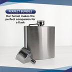 SE Stainless Steel Funnel for Flasks Bottles and Mini Bottles, Small Steel - Image 6