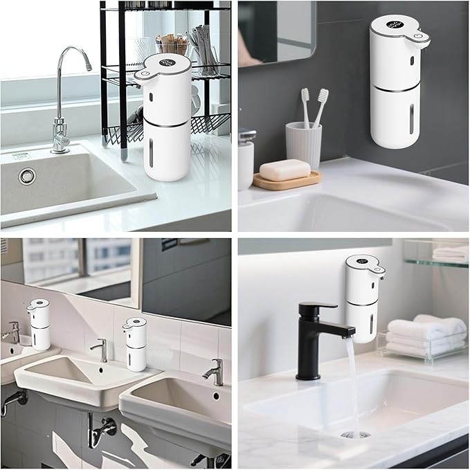 OHIFAST Automatic Foaming Soap Dispenser Touchless, USB Rechargeable Smart Hand - Image 7