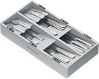 SpaceAid Bamboo Silverware Drawer Organizer by SpaceAid