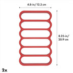 OXO - 11210100 OXO Good Grips Silicone Roasting Racks - Image 3