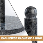 Koville Norwegian Natural Granite Paper Towel Holder Countertop, Genuine Stone - Image 6