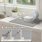 Dish Drying Mats for Kitchen Counter, Waterproof Coffee Mat for Countertop - Image 2