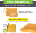 Bamboo Cutting Board – 15 Inch Wood Cutting Boards - Image 3