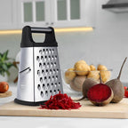 Kaishun Professional Cheese Grater, 4-Sided Stainless Steel Box Grater - Image 5