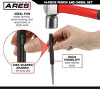 ARES 50005-16-Piece Punch and Chisel Set - Image 3