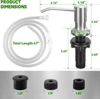 Kitchen Sink Soap Dispenser, Built in SoapDispenser, Counter Lotion Dispenser - Image 5
