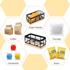 Blulu Sugar Packet Basket Iron Sugar Organizer - Image 4