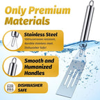 Patelai 5 Pack Mini Spatula, Small Stainless Steel Serving Spatula - Image 3