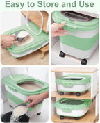 20-30 Lbs Rice Storage Container, Collapsible Food Storage Containers - Image 4