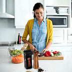Wooden Salt and Pepper Grinder Set, Pepper Grinder Pepper Mill - Image 9