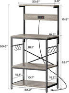 SUPERJARE Kitchen Bakers Rack - Image 7