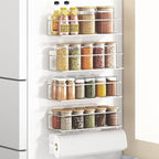 Magnetic Spice Rack For Refrigerator, Space Saving Magnetic Shelf For Fridge by Roysili