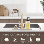 Stone Faucet Mat for Kitchen Sink, Diatomite Drying Stone Mat for Kitchen - Image 4