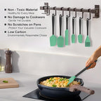 Silicone Spatula Set, 6 Pieces Food Grade Kitchen Utensils - Image 4
