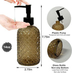 Brown Glass Dish Soap Dispenser - Image 2