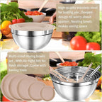 WEPSEN Mixing Bowls Set, Measuring Cups and Spoons - Image 7