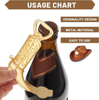 Hortsun 36 Sets Cowboy Boot Bottle Openers Baby Shower Bottle Opener Favors - Image 4