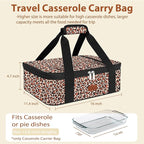 Insulated Casserole Carrier Bag, Expandable Thermal Food Carrier Insulated - Image 2