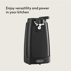 bella Electric Can Opener and Knife Sharpener, Removable Cutting Lever - Image 5