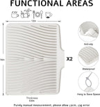 TIKNIK Silicone Dish Drying Mat, Stone Drying Mat - Image 2