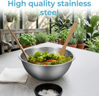 5 Pack Stainless Steel Mixing Bowls - Image 5