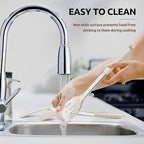 E-far Cooking Utensils Set of 4, Silicone Kitchen Utensils - Image 7