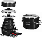 Magma 10 Piece Gourmet Nesting Stainless Steel Cookware Set - Image 5