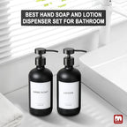 GMISUN Black Soap Dispenser, 2 Pack Matte Black Hand Soap Dispensers - Image 5